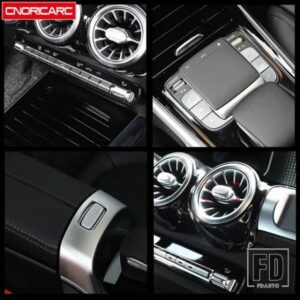 センターコンソールエアコンボタン装飾カバートリムメルセデスベンツ W177 W247 C118 X247 H247 CLA GLA GLB AB クラス