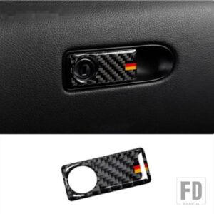 カーボン副パイロットグローブボックスパネルカバートリムメルセデスベンツ E クラス W213 2016-2018 カーインテリアアクセサリー