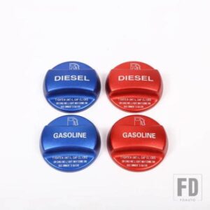 合金ガス/ディーゼル燃料タンクキャップカバートリム BMW 1/2/3/4/5/7 シリーズ F10 F15 F16 F30 F35 G30