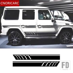 CNORICARC サイドスカートデカールボディカスタムスポーツスタイリングビニールステッカーメルセデスベンツ G クラス G500 G55 W463