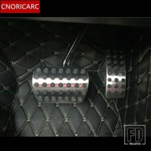 CNORICARC 燃料ブレーキフットレストペダル装飾カバーメルセデスベンツ ML GL 320 350 400 500 2012-16 ステンレストリム