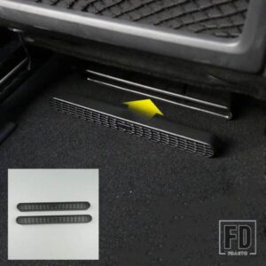 シートエアコンアウトレットカバートリム 2 個メルセデスベンツ X156 C117 W176 GLA CLA A クラス 2013-2018 カースタイリング