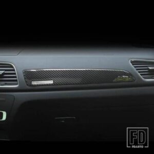 カーボンドアトリムストリップ副パイロットダッシュボード DECORTAION カバーアウディ Q3 2013-2017 オートインテリアアクセサリー
