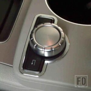 センターコンソールマルチメディアノブ装飾フレームメルセデスベンツ GLK X204 E クラス W212 合金用カースタイリング