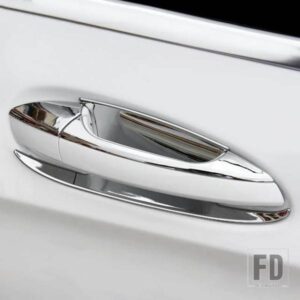 ドアハンドルフレーム装飾カバートリム ABS ストリップメルセデスベンツ C クラス W204 2010-2014 外装ドアボウルスパンコール