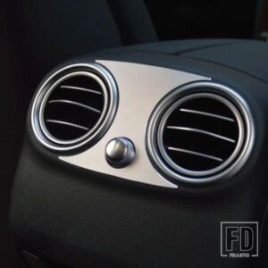 合金リア空調アウトレット装飾カバートリムスパンコールメルセデスベンツ C クラス W205 GLC X253 2015-2018