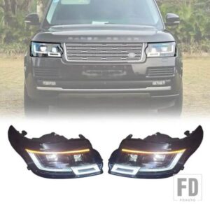 レンジローバーヴォーグ L405 2013-2017 2023 へのアップグレード LED ヘッドライト