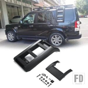 ランドローバーディスカバリー 3/4 LR3 2003-2009 LR4 2010-2017 スペシャルなアクセサリー折りたたみ式昇降可能なステンレスルーフはしご