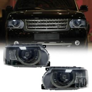 L322 ヘッドライトランドローバーレンジローバーヴォーグ 2010 2011 2012 LED ランプフロントヘッドライトアップグレードディフェンダースタイルライト