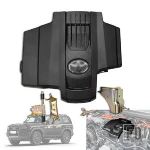 トヨタランドクルーザー 250 プラド LC250 エンジンダストカバーフードコンピュータボードトリム電子制御ユニットキャップ