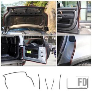 2020-2022 ランドローバーディフェンダードア絶縁シールストリップダストノイズ低減装飾ガーディアン部品