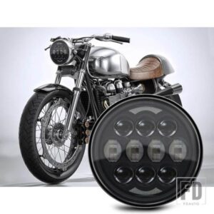 H4 12V 1 個オートバイ 5-3/4 5.75 LED ヘッドライト 883 スポーツスター用トリプルローライダーワイドグライドヘッドランプ