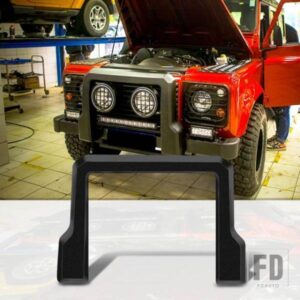 4 4 カーアクセサリーフロントバンパー U バーランドローバーディフェンダー 90 110 ブルバータイプバンパー