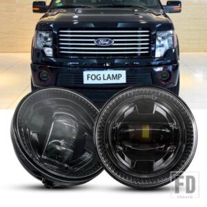 30 ワットラウンド LED フォグランプフォード F150 森本 2009-2014 LED フォグランプ 2400 ルーメン直接フィット