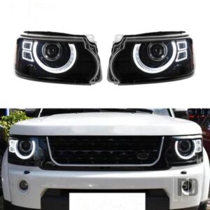 ライトディスカバリー 4 2010-2017 LR4 LED 自動ヘッドライトアセンブリアップグレードディフェンダーデザインダイナミックランプツールアクセサリー