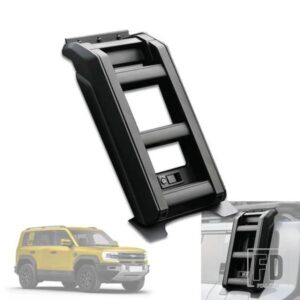 ルーフサイドラダー合金リアウィンドウ折りたたみラダーフレーム外装部品 BYD レオパード 5 2023 2024