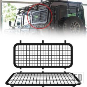 オフロード SUV 車外装ウィンドウグリルサイドウィンドウガードランドローバーディフェンダー 90/110 に適合