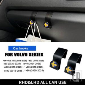 ボルボ S60 S90 XC60 XC90 XC40 V90 V60 C40 グローブボックスフックカーキャリアアクセサリー