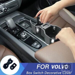 ボルボ XC60 XC90 S90 V90 S60 V60 水カップパッドシリコン収納ボックスカーアクセサリーに