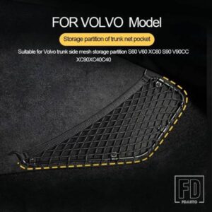 ボルボ XC60 S60 V60 XC90 S90 V90 XC90 ドライバー/助手席フロントネットポケットセットカーアクセサリー