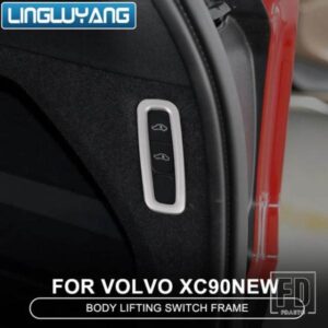 ボルボ XC90 内装ボディリフトスイッチボタン装飾ステッカー 2015-20 カーアクセサリー