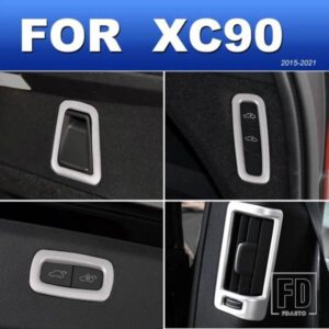ステッカーボルボ XC90 2015-19 2021 室内装飾ステンレス/ABS カースタイリングカーアクセサリー