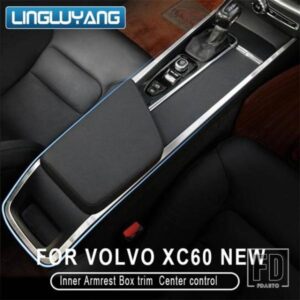 自動車アクセサリーステンレスインナーアームレストボックストリムボルボ XC60 S60 V60 V60CCCENTER 制御手すりボックストリム