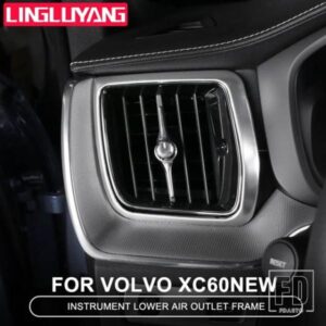 ボルボ XC60 2018 2019 2020 インテリアカー用品センターコンソールの両側に大きな風ボックスステッカー