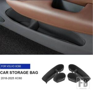 ボルボ XC60 ドア収納ポケットドアスロットパッドビンバッグインテリアアクセサリー自動車用品 2018-2024