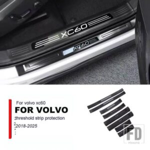 ボルボ XC60 閾値ストリップペダルステンレスカーパーツ装飾車 ACCESSORIES2018 19 20 2021 22 23 24 25