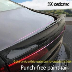 ボルボ S90 2016-2022 車スポイラー ABS カースタイリング翼 DIY カーアクセサリーリアトランクスポイラーボルボ