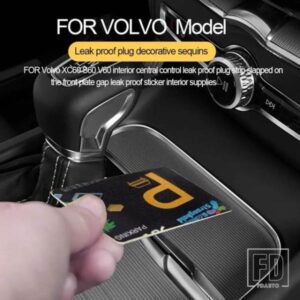 ボルボ XC60 V60 S60 中央制御漏れ防止装飾ステッカーギアシフトパネル漏れ防止カード