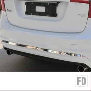 ボルボ S60 リアバンパートリムストリップテールゲートクローム取り付けステッカーリアバンパートリムストリップ 2012-2018 アクセサリー