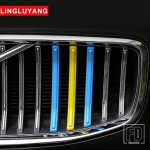 ボルボ S90 V90 3 色ネット装飾ストリップ新ネットワークスペシャルなカラーステッカー 2017-2023 カーアクセサリー