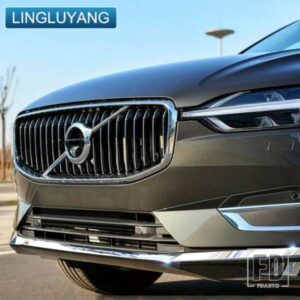 ステッカーボルボ XC60 フロントバンパートリム 2018-21 フロントリップフロントシャベルカーアクセサリー