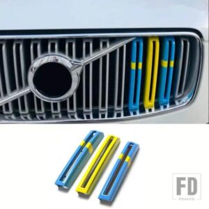 ボルボ XC90 2015-2019 モデル 3 色ネット装飾ストリップネットワークスペシャルなカラーステッカー