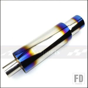 カースタイリングアクセサリー排気システムマフラーテール汎用ステンレス 304 インターフェース 63 MM輸出 101 MM