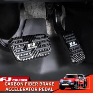 06-21 年トヨタ FJ クルーザーアクセサリーインテリア燃料スロットルブレーキペダル装飾カバー