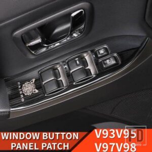 三菱パジェロアクセサリー V93V97V98 ガラススイッチカバーパジェロ IO フルピニンモンテロインテリア装飾