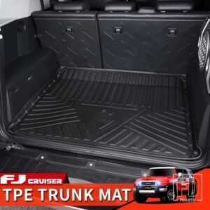 06-21 年トヨタ FJ クルーザーアクセサリー内装 TPE ゴムトランクマット防水パッド