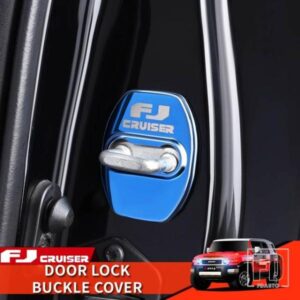 06-21 年トヨタ FJ クルーザーアクセサリー内装ドアロックバックルストッパー装飾ケースカバー