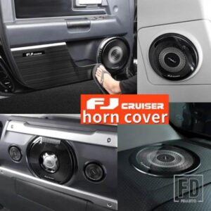 06-22 年トヨタ FJ クルーザーアクセサリーステッカー室内装飾ドア音響カバーマルチトーンクラクソンホーン