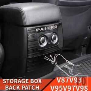 三菱パジェロアクセサリー V87V93V97CENTRAL 収納ボックス裏表紙パジェロ IO フルピニンモンテロ装飾