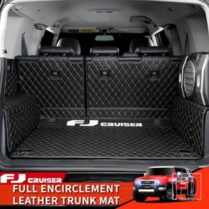 06-21 年トヨタ FJ クルーザーアクセサリー内装トランクマット完全包囲装飾革パッド