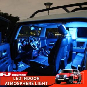 06-21 年トヨタ FJ クルーザーアクセサリー LED ライト車両インテリアランプ高輝度ライト