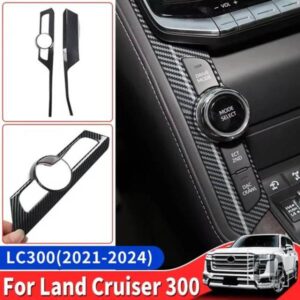 2021 2022 2024 トヨタランドクルーザー 300 イグニッション装飾ステッカー LC300 インテリアアップグレードアクセサリーセンターコンソール