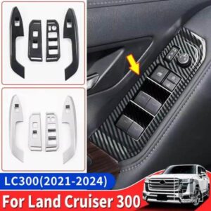 トヨタランドクルーザー 300 2021-23 WINDOWS コントロールパネル装飾ステッカー LC300 インテリアアクセサリーチューニング