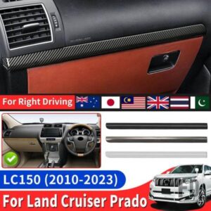 2010-2023 右舵車トヨタランドクルーザープラド 150 センターコンソール装飾ストリップ LC150 J150 インテリアアクセサリー