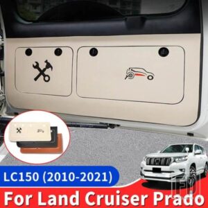 トヨタランドクルーザープラド 150 テールゲートツールボックスアンチスクラッチ防汚ステッカー LC150 FJ150 室内装飾