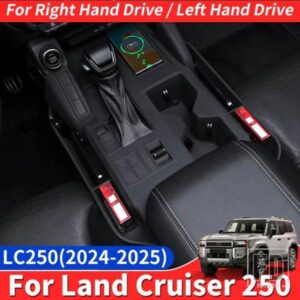 2024 2025 トヨタランドクルーザー 250 1958 プラド LC250 ギアボックスカバーシート収納ボックスインテリアアップグレードアクセサリー
